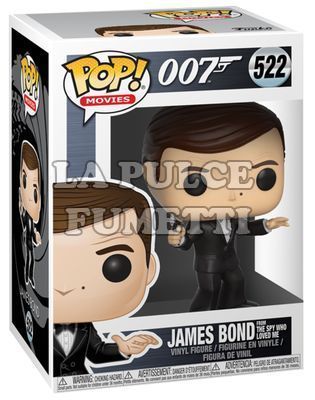 007 : JAMES BOND FROM THE SPY WHO LOVED ME- VINYL FIGURE # 522 - POP FUNKO MOVIES